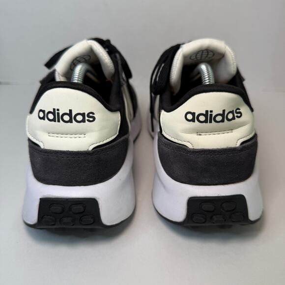 Adidas Women's Run 70s Casual Sneaker Shoes Black White Women's Size 7 - Picture 6 of 9
